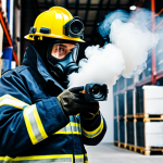 화재안전관리 직무와 연관된 학술적 연구 - **

"A professional firefighter in full protective gear, holding a thermal imaging camera, inspectin...