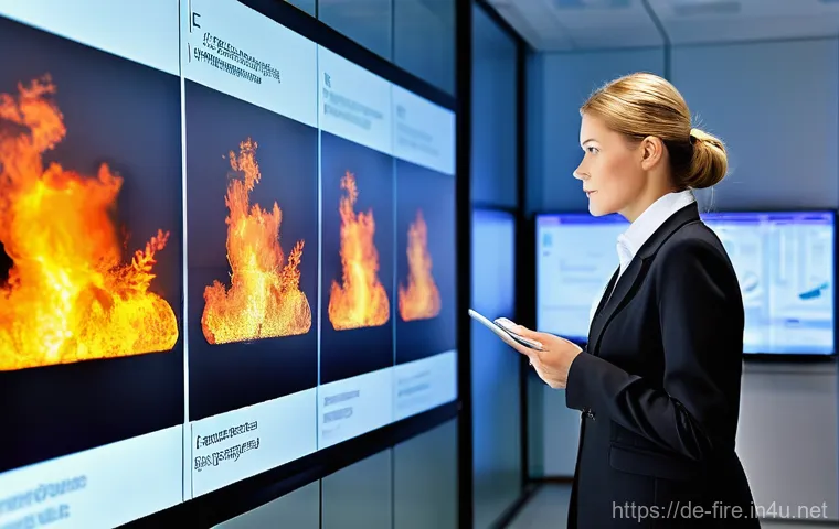 화재안전관리 업무일지 작성 사례 - **Prompt:** "A split image creatively depicting the evolution of fire safety documentation. On the l... 화재안전관리 업무일지 작성 사례 - **Prompt:** "A split image creatively depicting the evolution of fire safety documentation. On the l...