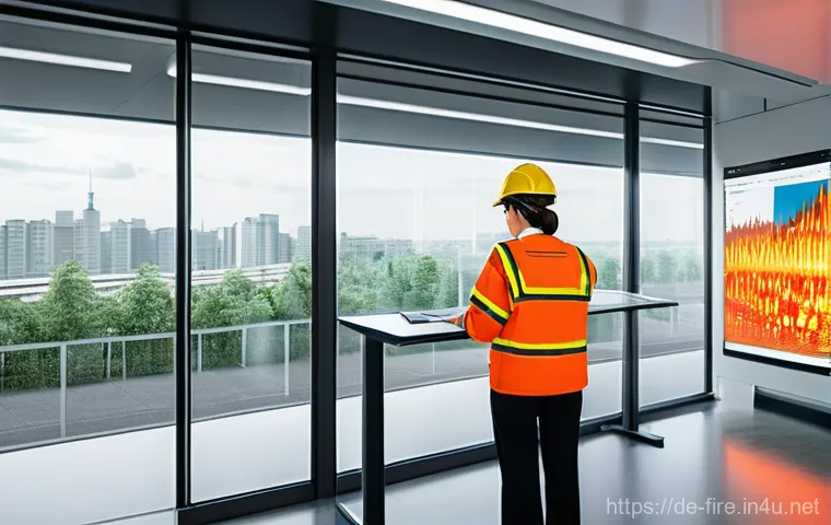 화재안전관리 실무에서의 프로젝트 관리 - **Prompt**: A highly collaborative scene in a bright, modern German design studio. A team of adult p...