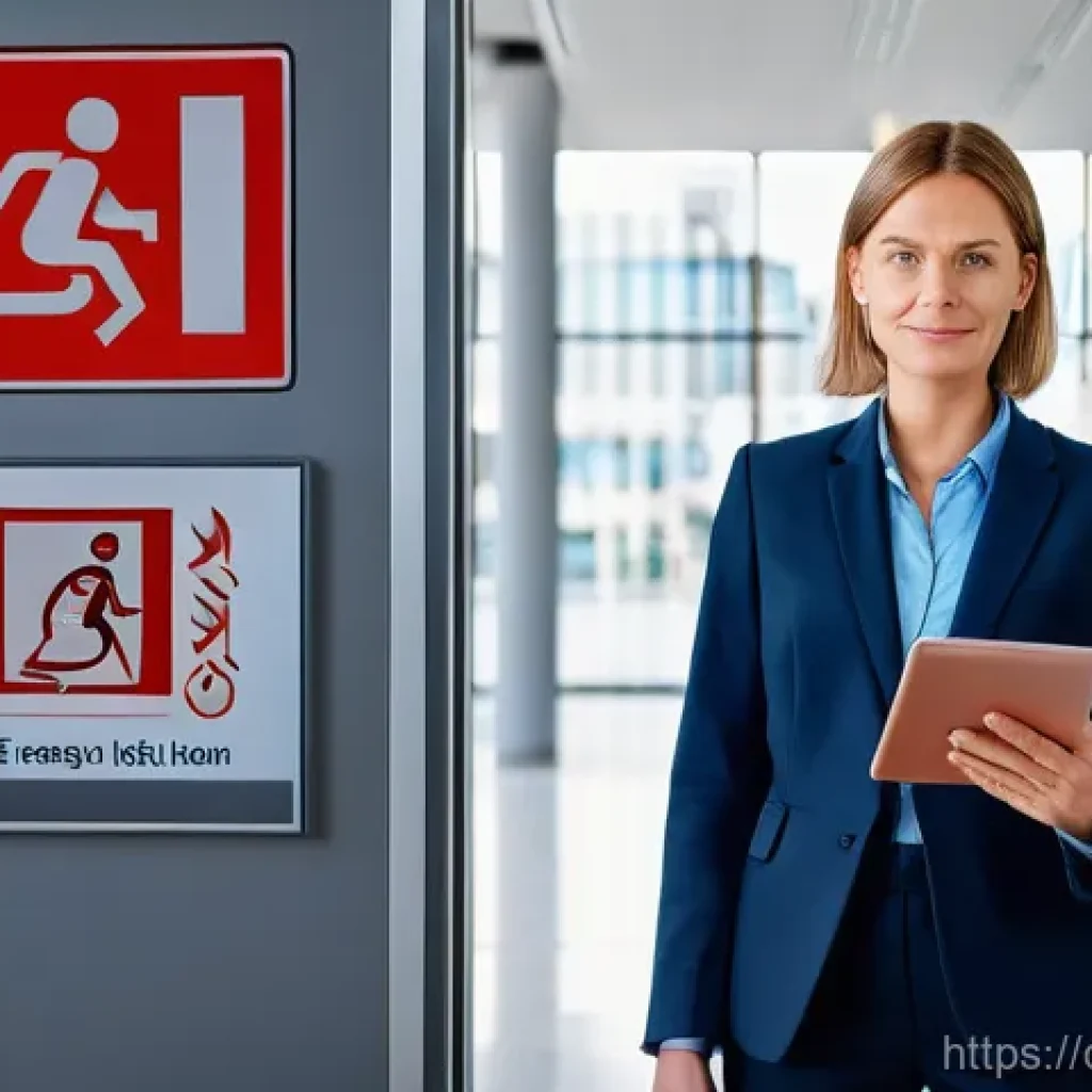 화재안전관리 실무와 관련된 주요 법령 - **Prompt 1: Modern German Fire Safety Officer in Action**
A highly detailed, realistic photograp...