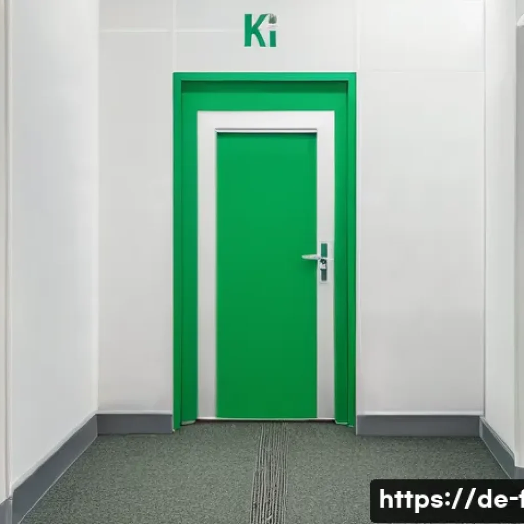 화재안전관리 실무에서 자주 발생하는 오류와 해결법 - **Prompt Title:** The Overlooked Emergency Exit
**Image Prompt:** A busy, brightly lit modern Ge...